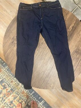 GAP Women’s Dark Slim Straight Skinny Denim Jeans Size 34